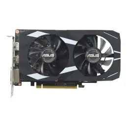 ASUS Dual GeForce GTX 1650 4GB EVO - OC Edition - carte graphique - GF GTX 1650 - 4 Go GDDR6 - PCIe... (90YV0EZD-M0NA00)_1